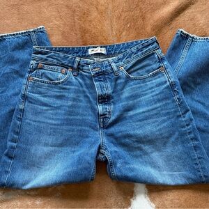 Madewell Barrel Indigo Jeans